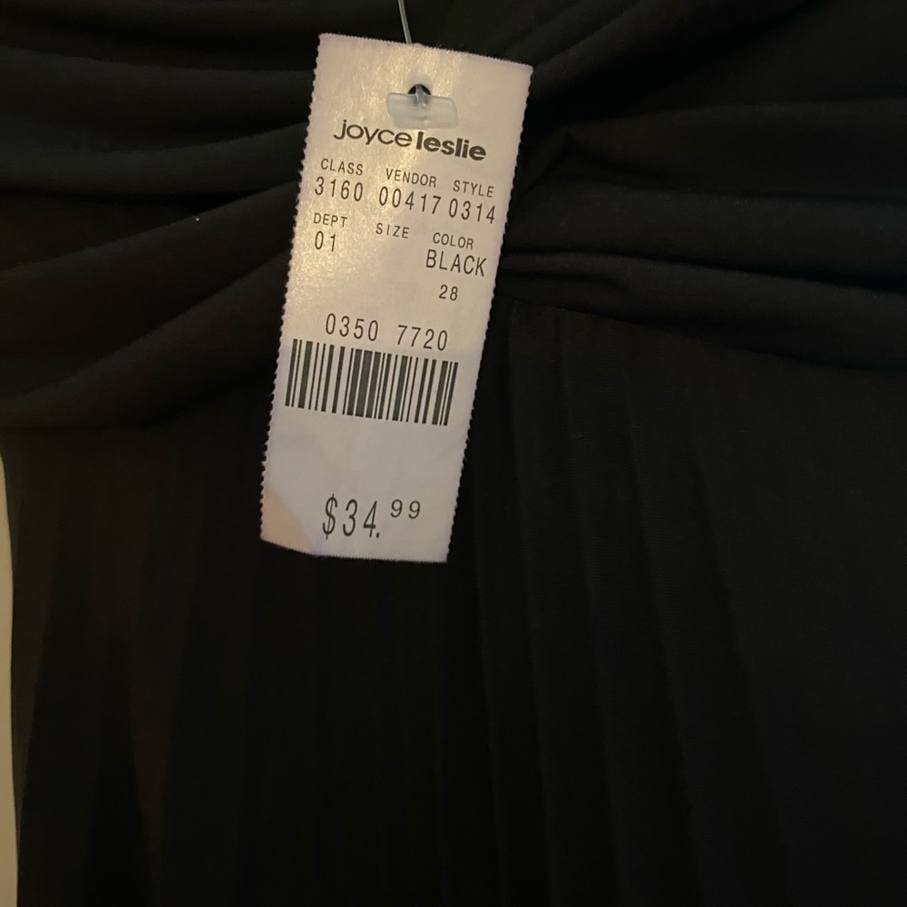 NWT BLACK STRAPLESS DRESS - Picture 5 of 7